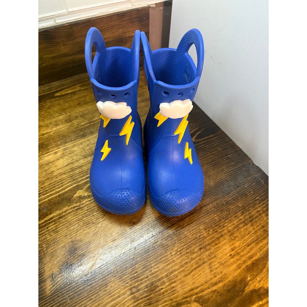 Crocs Blue Rain Boots Size C9